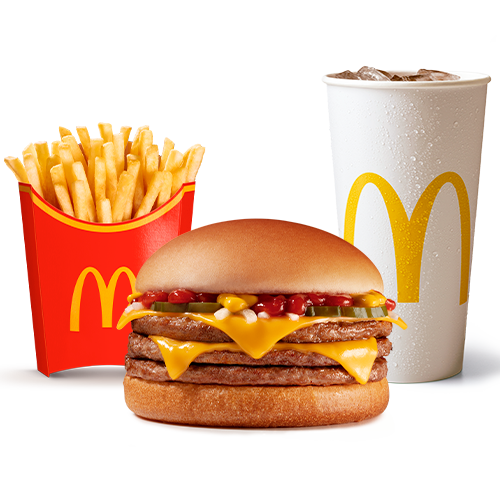 Imagen de McCombo Grande Triple Hamburguesa con Queso