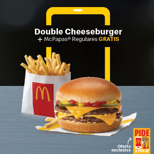 Imagen de Double Cheeseburger + McPapas Regulares