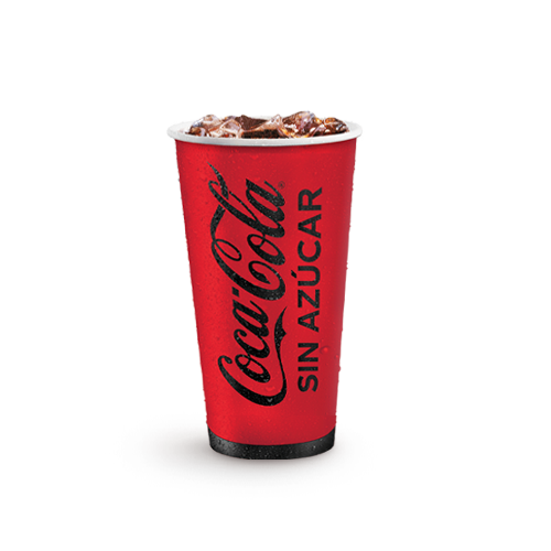 Imagen de Coca-Cola sin azúcar mediana